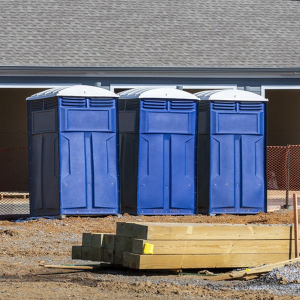 are there any restrictions on where i can place the porta potties during my rental period in Athens Alabama